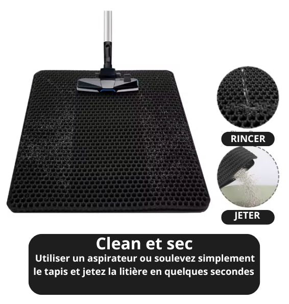 Tapis de litière pour chat